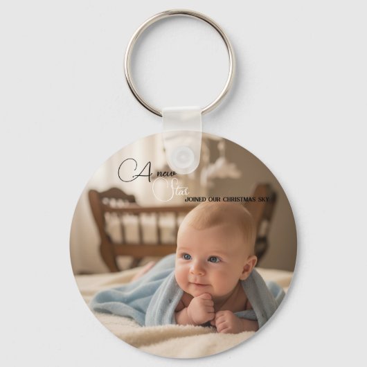 Baby's First Christmas Wish Sleutelhanger (Voorkant)