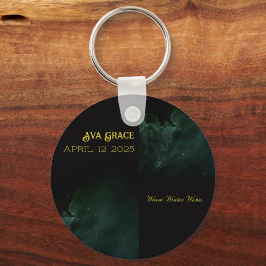 Baby's First Christmas Wish Sleutelhanger (Achterkant)