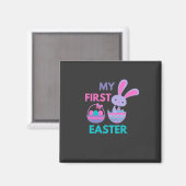 Babys First Easter Funny Rabbit Magneet (Voorkant / Achterkant)