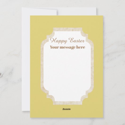 Baby's First Easter kaart toevoegen (Achterkant)