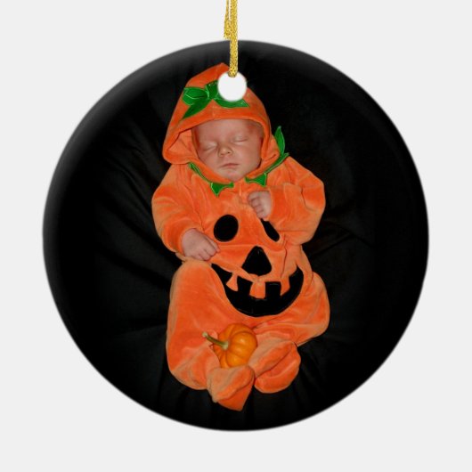 Baby's First Halloween Keepomwille Gift Ornament (Achterkant)