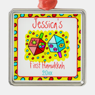 Baby's First Hanukkah Metalen Ornament