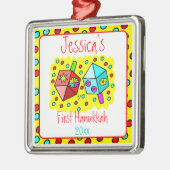 Baby's First Hanukkah Metalen Ornament (Links)