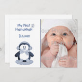 Baby's First Hanukkah, Penguin, Fotokaart Kaart (Voorkant / Achterkant)
