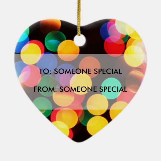 Babys First kerstfoto CadeauLabel en Ornament (Achterkant)