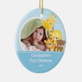 Babys First kerstfoto Ornament Giraffe (Rechts)