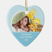 Babys First kerstfoto Ornament Giraffe (Rechts)