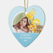 Babys First kerstfoto Ornament Giraffe (Links)