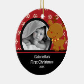 Babys First Kerstfoto Ornament Reindeer (Rechts)