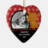 Babys First Kerstfoto Ornament Reindeer (Rechts)