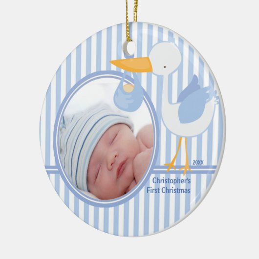 Babys First Kerstfoto Ornament StorBoy (Links)