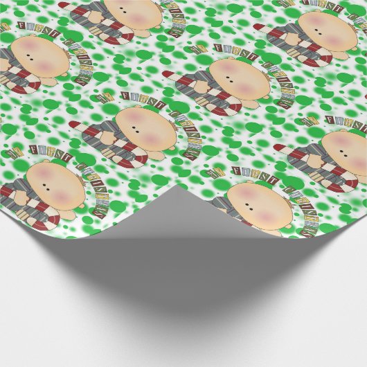 Babys First kerstinpakpapier Cadeaupapier (Hoek)
