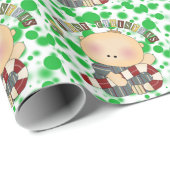 Babys First kerstinpakpapier Cadeaupapier (Rol Hoek)