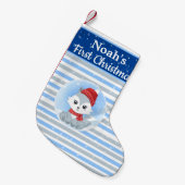 Babys First Kerstkerstkerststaart Stocking Kleine Kerstsok (Voorkant (Hangend))