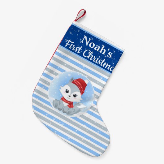 Babys First Kerstkerstkerststaart Stocking Kleine Kerstsok (Voorkant (Hangend))