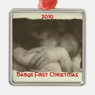 Babys First Kerstmis 2010 Metalen Ornament