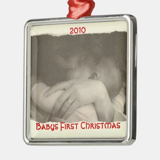 Babys First Kerstmis 2010 Metalen Ornament (Links)