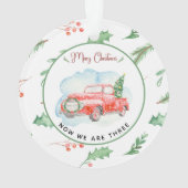 *~* Baby's First Kerstmis - Tree Peace Dove Truck Ornament (achterkant)