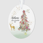 *~* Baby's First Kerstmis - Tree Peace Dove Truck Ornament (voorkant)
