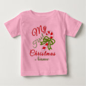 "Baby's First Kerstmis" TUTU BODYSUIT (Voorkant)