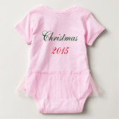 "Baby's First Kerstmis" TUTU BODYSUIT (Achterkant)