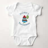  Baby's First Kerstoowl Baby Romper (Voorkant)