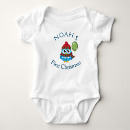  Baby's First Kerstoowl Baby Romper