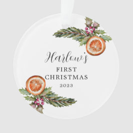 Baby's First Kerstwinter Botanicals Ornament