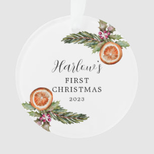 Baby's First Kerstwinter Botanicals Ornament