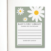 Baby's First Library Card Kaart
