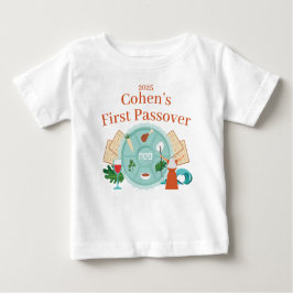 Baby's First Pascha Jongensnaam Jaar Baby T-shirt