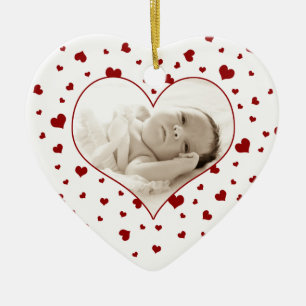 Baby's First Valentijnsdag Photo Ornament