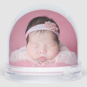 Baby's First Winter Sneeuwbol (Achterkant)