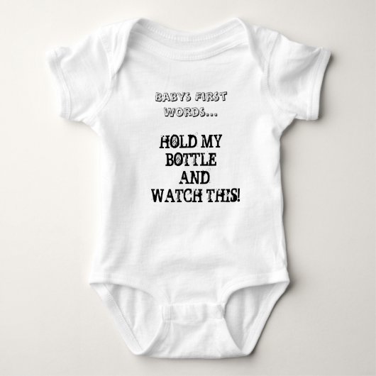 Babys First Words... Romper (Voorkant)