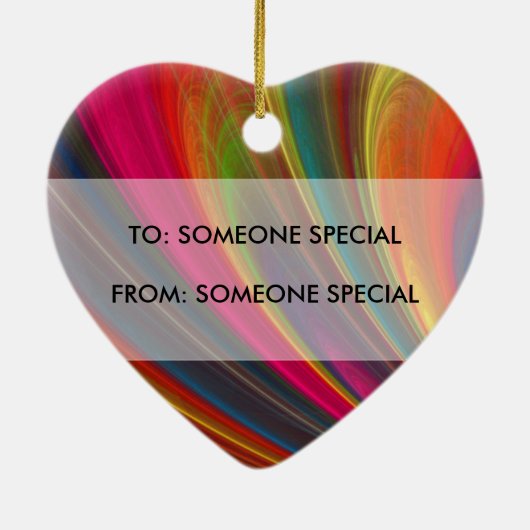 Babys Fotocadeautje Label & versiering Keramisch Ornament (Achterkant)