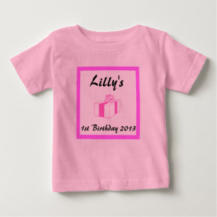 baby's gewoonte 'Birthday', baby's eerste, tweede.