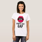 BABY'S GOT GAP, GAPPED TOOTH GIRL T-shirts (Voorkant volledig)
