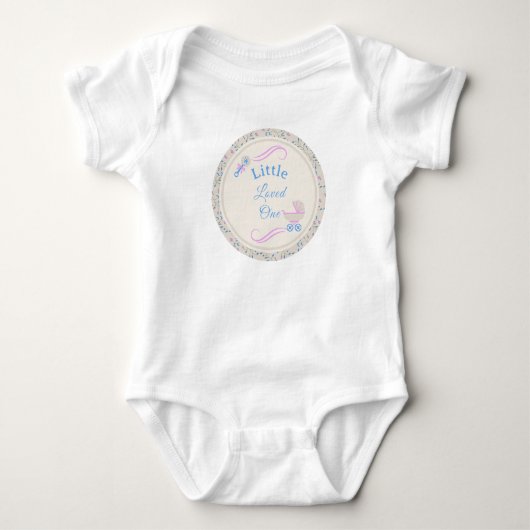 Baby's Grace Blue en Pink Romper (Voorkant)
