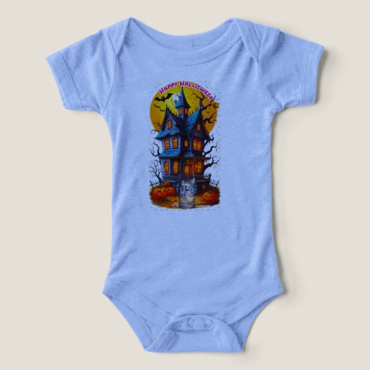 Baby's Griezels Enge Halloween T-Shirt 🎃👶 (Design voorkant)