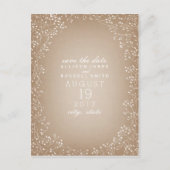 Baby's grote voorraad geïnspireerd om de datum op  aankondigingskaart (Voorkant)