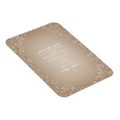 Baby's grote voorraad geïnspireerd om de datum op  magneet (Rechterzijde)