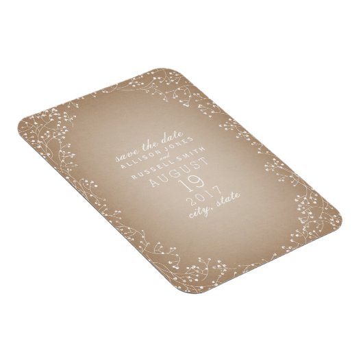 Baby's grote voorraad geïnspireerd om de datum op magneet (Rechterzijde)