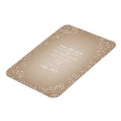 Baby's grote voorraad geïnspireerd om de datum op  magneet (Linkerzijde)