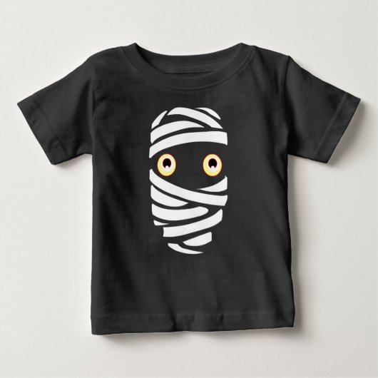 Baby's Halloween Shirt Cute Boo Shirten Mummy T-sh (Voorkant)