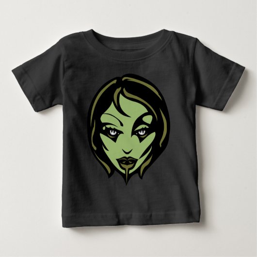 Baby's Halloween T-Shirt Zombie Kind Shirten (Voorkant)