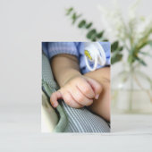 Baby's hand briefkaart (Staand voorkant)