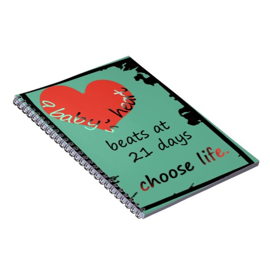 Baby's Heart notebook Notitieboek (Rechterzijde)