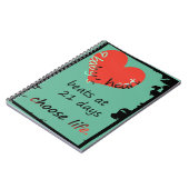 Baby's Heart notebook Notitieboek (Linkerzijde)