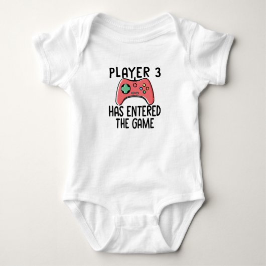 Babys Hoek - SPELER 3 IS HET SPEL TOEGETREDEN Romper (Voorkant)