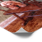 "Baby's houden het niet" Nursery Poster (Hoek)